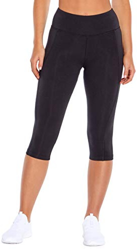Marika dam Carrie Slim Fit Capri legging, svart, liten