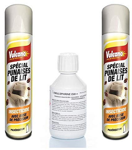 VULCANO Produit Anti Punaise DE LIT Pack