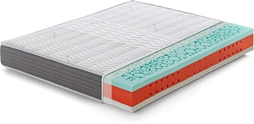 Marcapiuma Rainbow Ergonomisch geformt, 165x190 cm