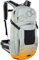 EVOC FR ENDURO E-RIDE 16 E-Bike-Rucksack, Fahrradrucksack (gepolstertes Fach für Ersatz-Akku, GURTFIXIERUNGS-SYSTEM, KONTROLL DISPLAY FACH, LITESHIELD BACK PROTECTOR), Steingrau/Hellorange