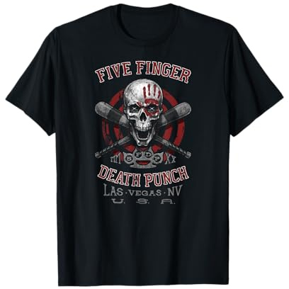 5FDP Baseball Skull T-Shirt