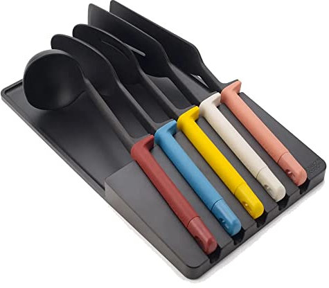 Joseph Joseph Elevate Utensils in drawer store 5-Piece Utensil Set, kitchen storage and organisation - Multicolour