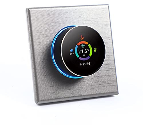 Thermostat Connecté WiFi pour Chaudière Gaz Chauffage, Intelligent Programmable Compatible avec Alexa Google Home et Phone APP, Contrôle Vocal d'Ambiance