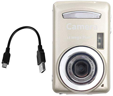 Mini 16MP 720P 30FPS 16X Zoom HD Caméra Vidéo Numérique Caméscope Camaras Digitales Caméras Jetables Extérieur (Or)