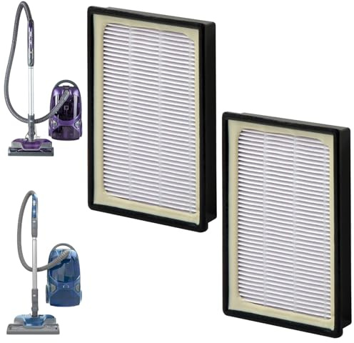 Aolleteau 2 Pack EF-12 HEPA Filters Compatible with Kenmore 62731 52731 Canister Vacuum 81615, 81614, BC4026, Compare to Part# 591021101