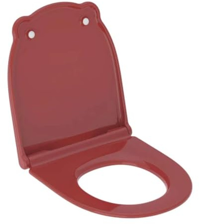 Geberit Bambini WC-Sitz für Kinder, mit Absenkautomatik, 502.970.FY.1, Farbe: Karminrot
