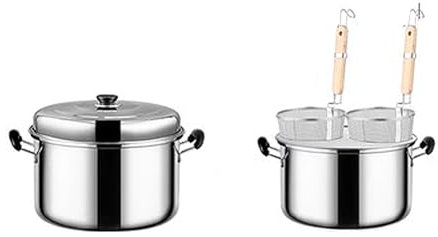 Cuoci Pasta Commerciale Cuocipasta 2 fori Cuocipasta commerciale, utensile da cucina in acciaio inossidabile, conduzione del calore veloce e uniforme per tagliatelle, pasta, gnocchi, zuppa,
