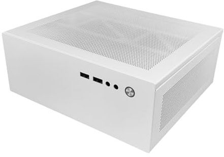 Caso PC De La Computadora - Caso De La PC De La Computadora De Juego Pequeño, Tiny Desk Mesa De Escritorio PC Caso | Mesa Pequeña PC Caso De La Caja Adecuado Para Computadoras De Escritorio, Estantes