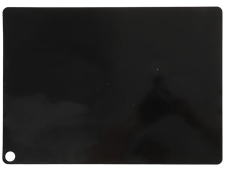 CAPASTEC Alfombrilla Protectora De Inducción De Silicona 35x25cm Protector Rectangular Para Placas De Inducción 0.4mm De Grosor Alfombrilla Antideslizante Negro | 35x25cm, 0.4mm, Rectangular, Para Hornear, Para Freidora Aire, Protector Mesa, Para Microondas, Agarraderas Para Ollas