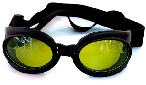 Pet Dog Laser Protection Glasses 1064nm Goggles 190-450nm & 800-1100nm UV400(Size XL) for 25-35KG Pets