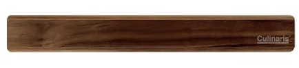 Culinaris Magnetisk knivlist | tillverkad av högkvalitativt trä | i tidlös, snygg design | längd 50 cm | inkl. monteringsmaterial | levereras (utan kniv) (valnöt)