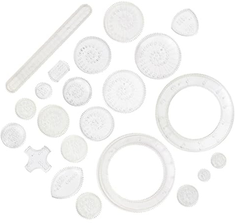 Gadpiparty Teiliges Multifunktionales Transparent Mit Verzahnten Zahnrädern Kreatives Zeichnen Für Künstler