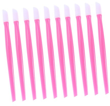 Alipis 100piezas Palillo Para Limpiar Uñas Unidades De Empujador De Cutículas De Plástico Removedor De Piel Muerta Herramientas De Manicura Para Uso Doméstico y Profesional