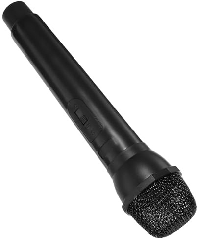 TOYANDONA Microphone de Simulation pour Garçon et Filles, Microphone Factice sans Son, Accessoire de Jeu de Rôle Réaliste, Modèle Léger en Plastique, Présent de Fête pour Anniversaire