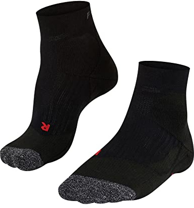 FALKE dam Tennisstrumpor TE2 Short W Sso bomull funktionellt material antiblåsning 1 par, Svart Black 3000, 39-40