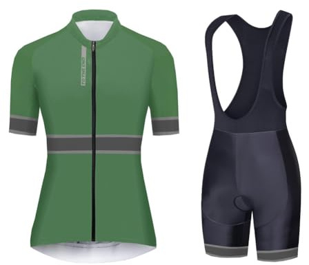 UGLY FROG Damen-Fahrradtrikot-Set, Sommer-Kurzarm, Mountainbike-Shirt und Shorts für MTB-Anzug, Fahrradbekleidung
