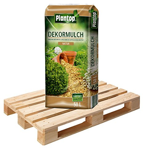 1 Palette DekorMulch Natur mit 39 Sack je 50 Liter = 1950 Liter