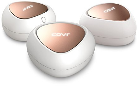 D-Link COVR-C1203 Mesh-Lösung AC1200 Dual Band Whole Home Wi-Fi System (lückenlose Empfangsabdeckung Ihres Zuhauses mit schnellem und stabilem WLAN, 3er Set) weiß