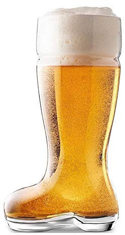 500ml cerveza de vidrio por Circleware das botas de cerveza tazas para los bares Copa del mundo