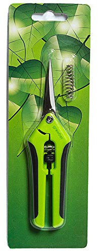 ERNTESCHERE GEBOGEN + 1x ERSATZ FEDER- Blütenschere - Pflanzen-Schere - Trimmschere - Astschere - Bonsai Schere