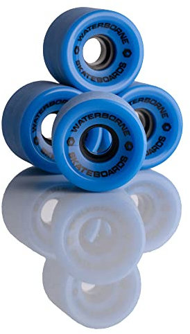 WATERBORNE Skateboards Living Water Surfskate Skateboard Rollen (4 Stück), 62 mm x 51 mm, 80 A Longboard Cruiser Räder für alle Zwecke, Freestyling, Pendeln, Cruisen und Downhill Freeriding
