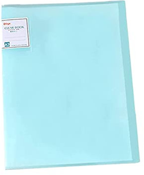 A3 40-Pags 5D Diamond Painting Bilderalbum, Diamond Painting Aufbewahrungsbuch für 80 Blatt, A3 PP Sichtbuch, Klarsichthüllen A3 (30 Pags - Blue)