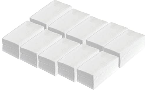 Zellstoff Servietten weiß 1/8 Falz, Tissueservietten 12 x 8,5 cm, für Bistro | Imbiss | Food Gastro | Tissue Gastronomie - kompatibel mit Cabanaz Spender (Barista 12 x 250 pieces)