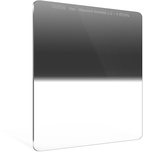 Haida Umgekehrter Verlaufsfilter 1,2 bis 0,45, 150 x 170 mm, Reverse Grade ND-Filter 4- bis 1,5-Stop