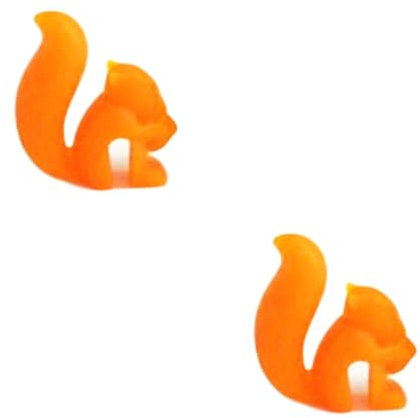 Ciieeo 10pcs Silicone Squirrel Tea Bag Holder Capacity for Tea Lover Easy to Use Clean