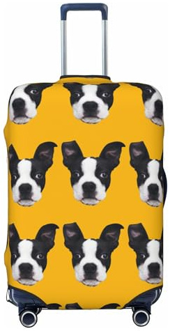 Zopmopae Benutzerdefinierte Gepäckabdeckung für 18-32 Zoll, personalisierte Gepäckabdeckung, fügen Sie Ihren eigenen Namen Foto Text Koffertasche beidseitig Verschiedene Design Reisekoffer Tasche