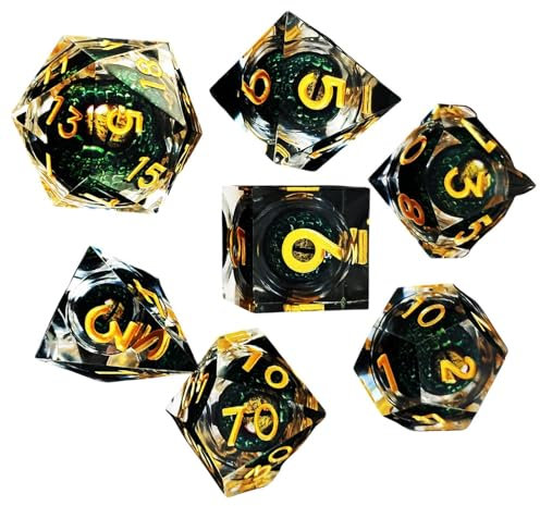 Winzige Rollenspielwürfel Set - 7x Polyedrisches Dice Brettspiel, multifunktionales Würfelset | Adventure Optimiertes Adventure Small Polyeddral Dice, Rollen Dice Spieltisch für das Tab
