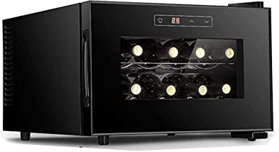 IUBGFTO Enfriador de Vino Horizontal para 8 Botellas, refrigerador termoeléctrico para Vino, Bodega Independiente para Cocina pequeña, apartamento, cabaña, RV