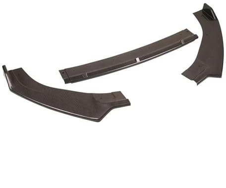 Frontspoiler Für Golf 7 7.5 2012-2020 Für MK7 Für MK7.5 Für GTI 7 Für Line Frontlippe Splitter Diffusor Spoiler Body Kit Frontschaufel Autozubehör Front Spoiler Lippe(Carbon Fiber Look)