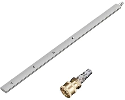 perfk Varilla de Limpieza para radiador de Coche, Accesorio para hidrolavadora, de 23,62 Pulgadas, para Tanque de Agua de al Libre.