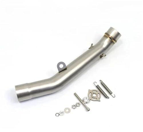 SQNYDH Scarico Tubo Tubo di Collegamento Centrale per Moto per Kawasaki per Z800 per Z 800 2013-2016, Adattatore per Tubo di Scarico Intermedio Motociclette Marmitta