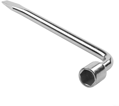 Honseadek Llave de tuerca de rueda de 17/19/21 mm, mango telescópico resistente, herramienta de reparación de neumáticos de automóvil, construcción de acero 45#, herramienta manual profesional