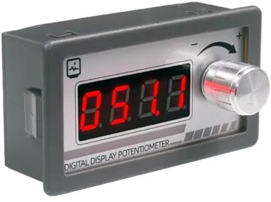 Wadakada Digitaler Display-Potentiometer 10K Einzel-Potentiometer für Drehzahlregler Inverter