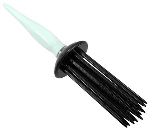 Cabilock Pettine per Capelli Ricci Volumizzante Antistatico Spazzola Arricciacapelli Resistente per Styling Liscio e Naturale Strumento Portatile per Definire Boccoli e Acconciature