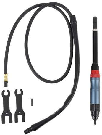 Respicefinem Broyeur à air étendu avec mandrin de 3 mm et 6 mm Stylo de meulage pneumatique à entrée de 1/4 pouce pour le polissage et la gravure du bois, de la pierre et du