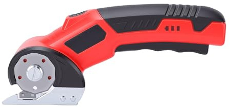 Fockety Forbici Elettriche, Forbici Elettriche Alimentate a Batteria per Tessuti Portatili Senza Fili Ricaricabili per Artigianato, Scatola, Cucito, Tappeti e