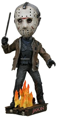 NECA Freddy vs. Jason (2003) 7 Jason Voorhees Head Knocker Bobblehead
