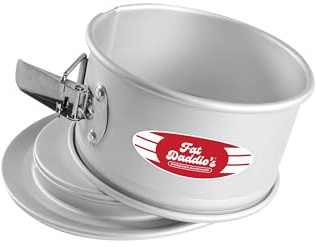 Fat Daddio's PSF-63 Anodized Aluminum Springform Pan, 6 x 3 Inch