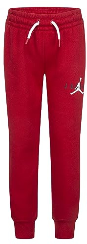 Nike Pantalón Deportivo Infantil Jordan Jumpman Rojo Carmesí, Talla 13-15 Años