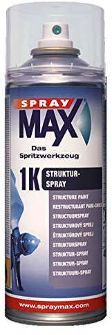 SprayMax 1K strukturlack svart medium 400 ml 680180