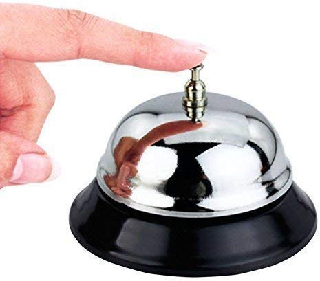 Pförtner Portier Rezeption Empfang Glocke Klingel Hotelglocke Essensglocke