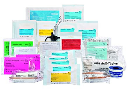 Söhngen 0350020 First Aid Filling School (Dressing Material Aluderm®, Aluminumplast, Children's Dressings in Child-Friendly Sizes)