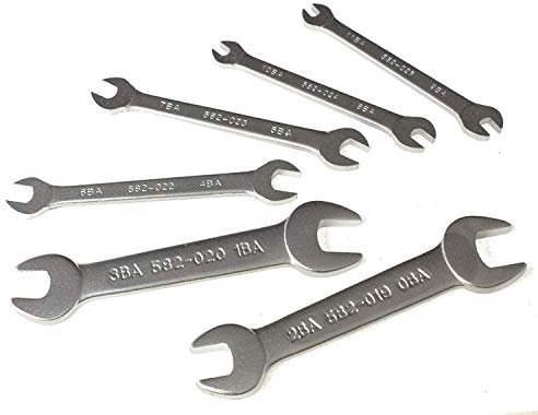 Toolzone NICE QUALITY 6PC BA OPEN ENDED SPANNER SET
