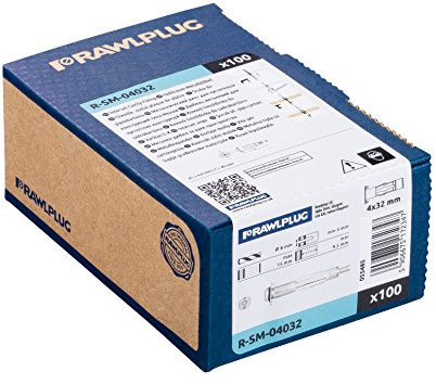 Rawlplug Cavidad metal tacos, 1 pieza, R de SM de 04032