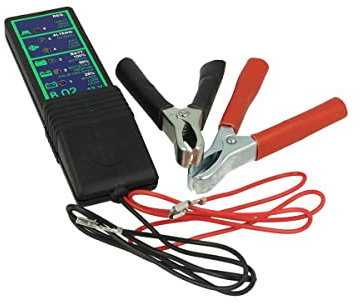 CARALL Tester per Batteria Alternatore 12V Dinamo con Indicazione LED Stato per Auto E Moto Made in Italy