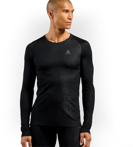 Odlo Unterhemd Herren Langarm Active F-Dry Light I Funktionsshirt I Funktionsunterwäsche